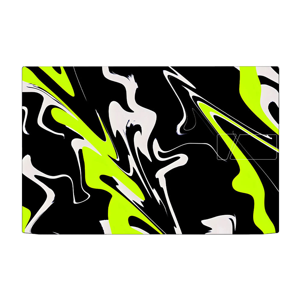 Neon Green and Black Patterns Asus Vivobook Pro 15 M6500QC & M6500QH Laptop Skin