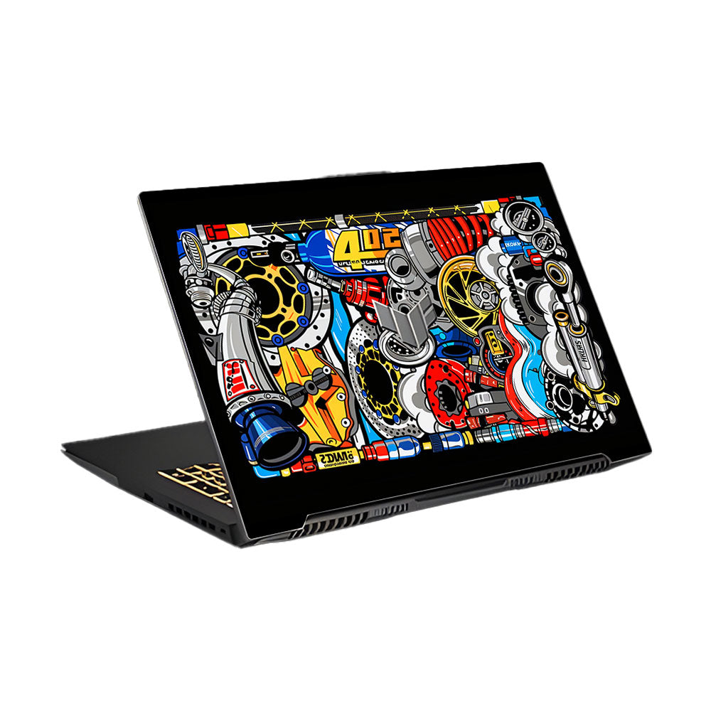 Mechanical Chaos Asus TUF Gaming F17 FX707Z Laptop Skin