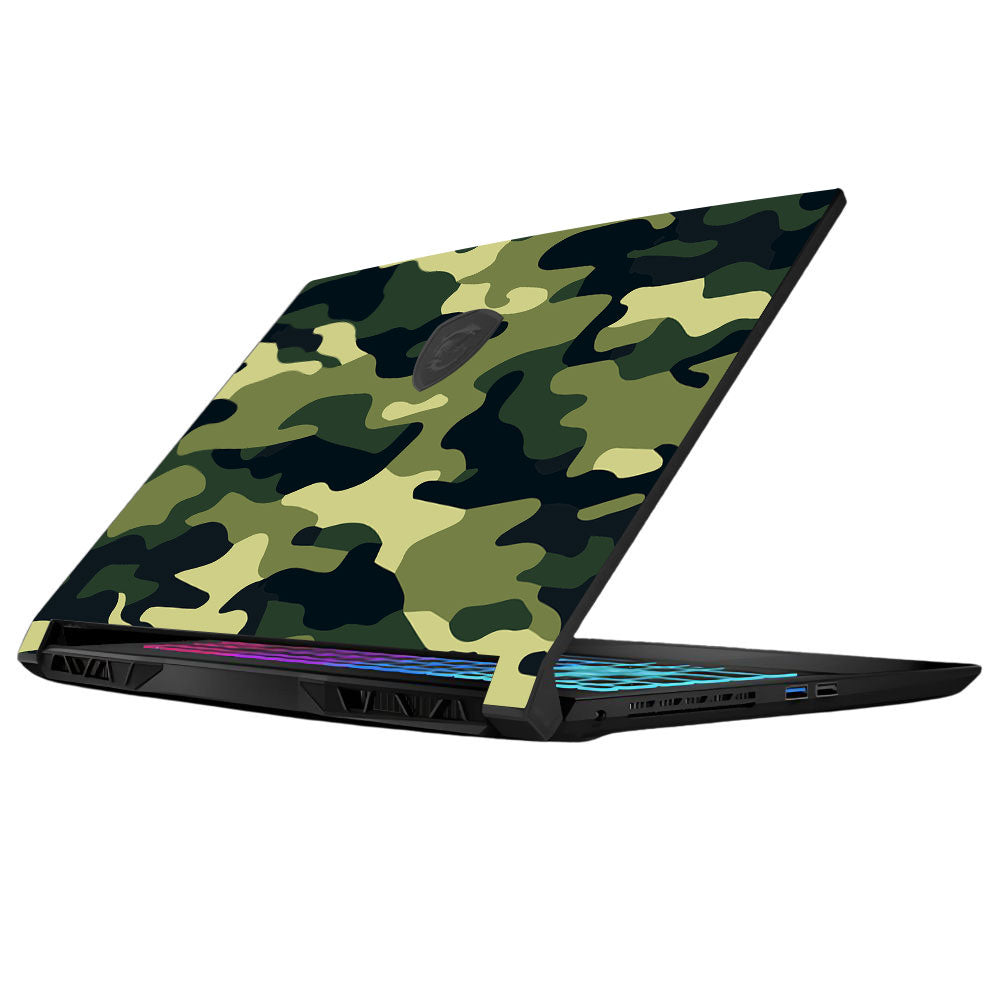 Forest Green Camo MSI Katana 15 B13V Laptop Skin