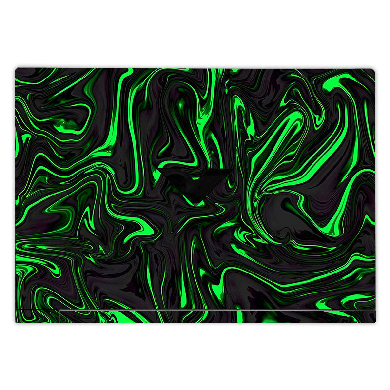 Neon Green Marble HP Victus Laptop Skin