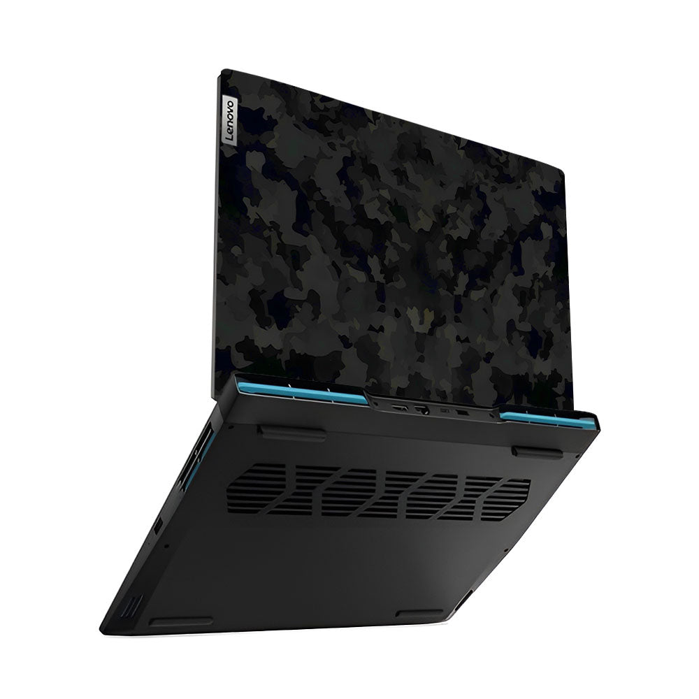 Black Camouflage IdeaPad Gaming 3 15ARH7 and 15IAH7 Laptop Skin