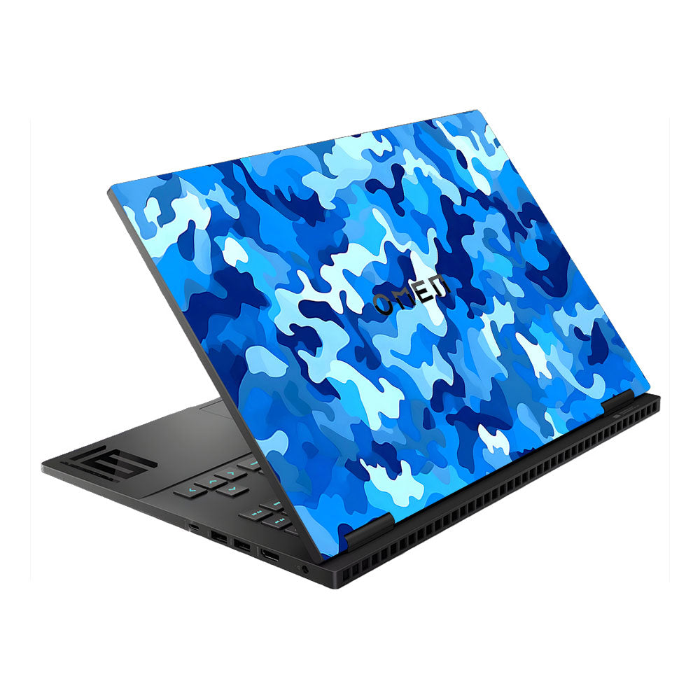 Arctic Blue Camo Pattern HP Omen Gaming 16 Laptop Skin