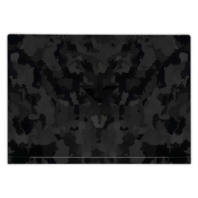 Black Camouflage HP Victus Laptop Skin