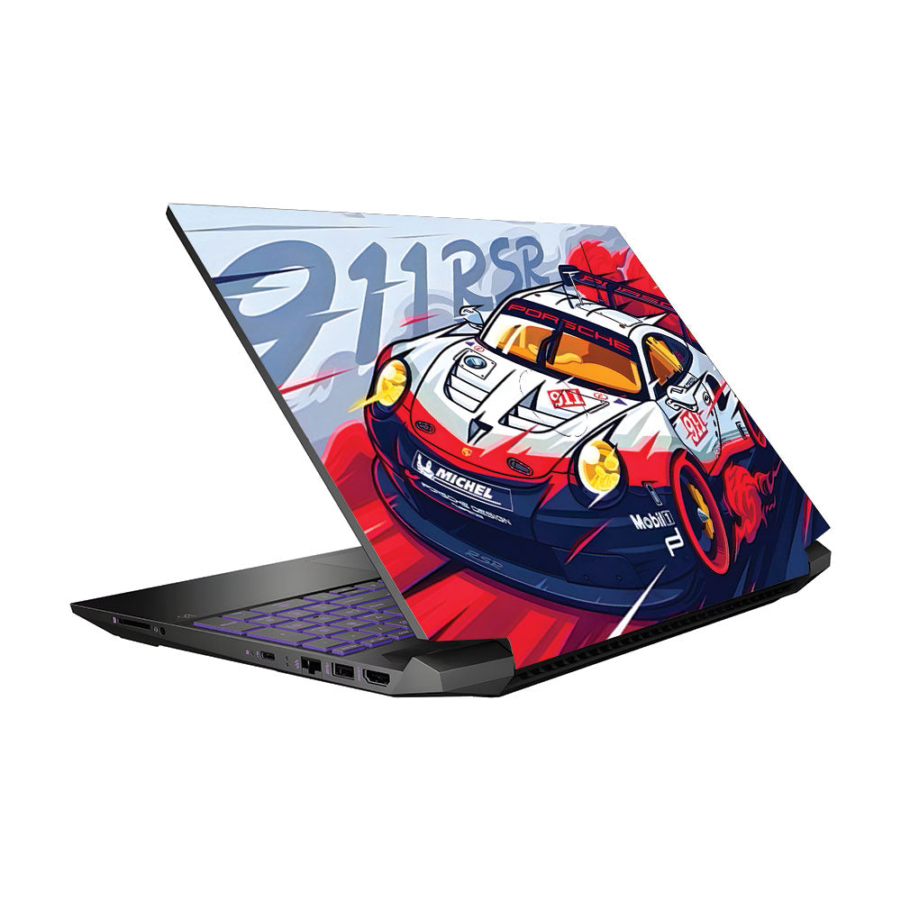 Porsche 911 RSR Pavilion Gaming 15 EC Laptop Skin