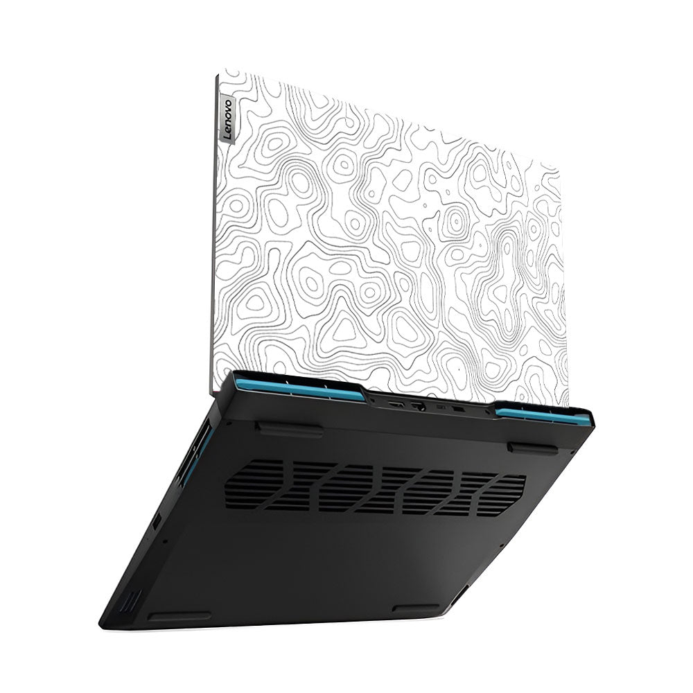 White Contour Design IdeaPad Gaming 3 15ARH7 and 15IAH7 Laptop Skin