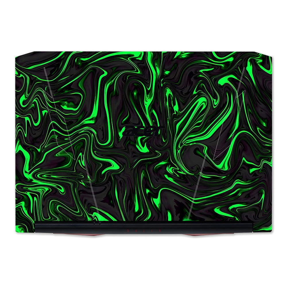 Neon Green Marble Acer Nitro 5 AN515 45, 55, 57 Laptop Skin