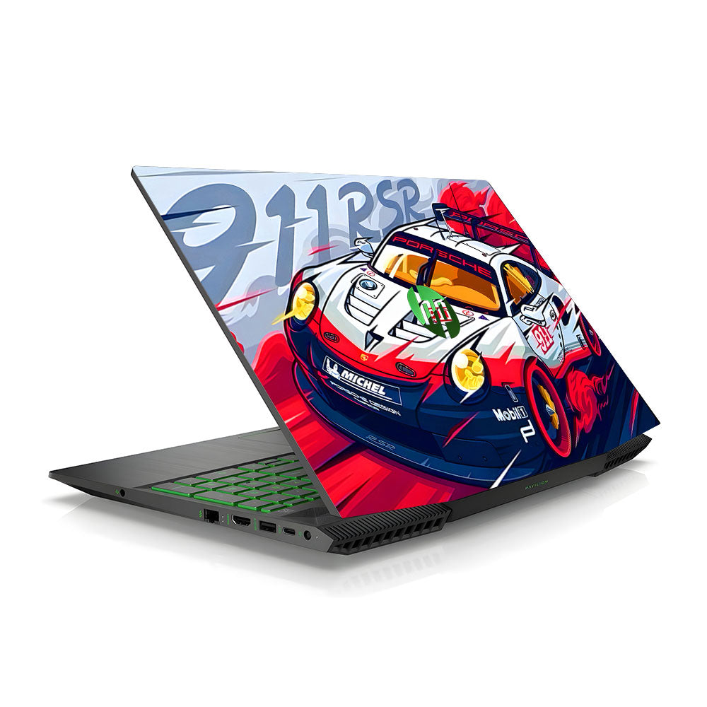 Porsche 911 RSR Pavilion Gaming 15 CX Laptop Skin