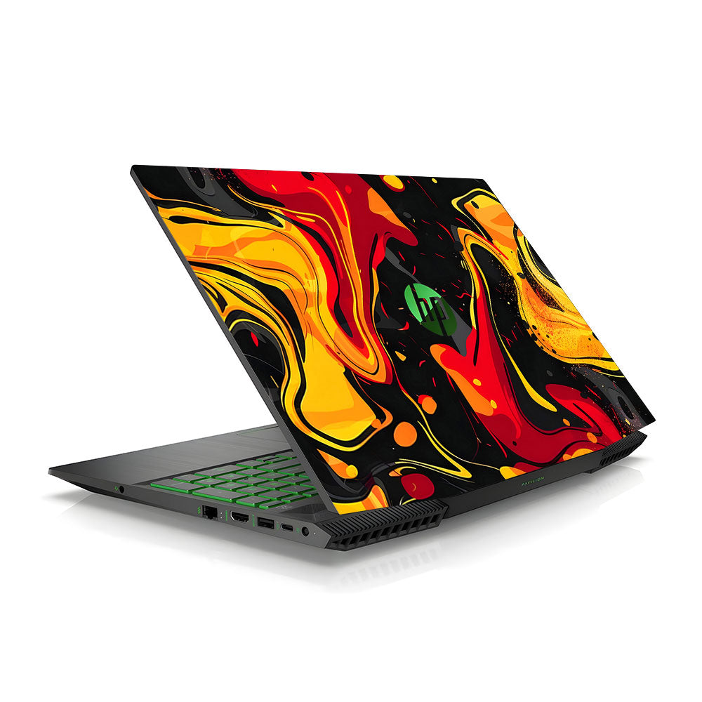 Lava Burst Pavilion Gaming 15 CX Laptop Skin