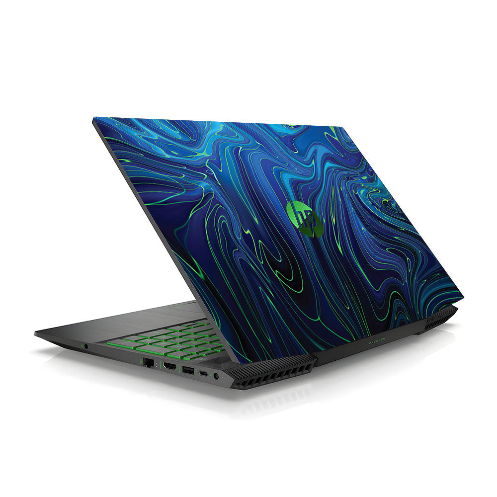 Cobalt Liquid Design HP Pavilion Gaming 15 CX Series Laptop Skin