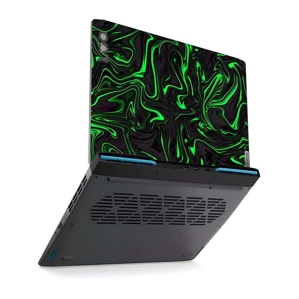 Neon Green Marble Lenovo LOQ 23 Laptop Skin