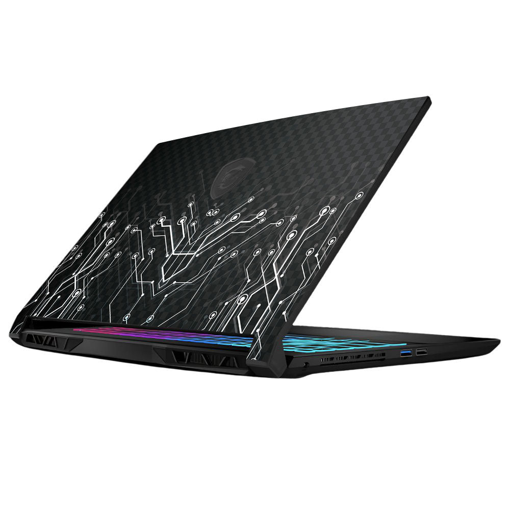 Black Digital Circuit MSI Katana 15 B13V Laptop Skin