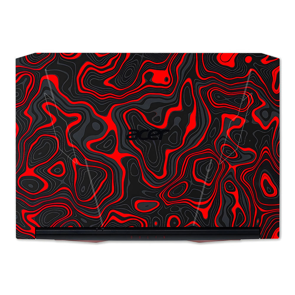 Crimson Waves Acer Nitro 5 AN515 45, 55, 57 Laptop Skin