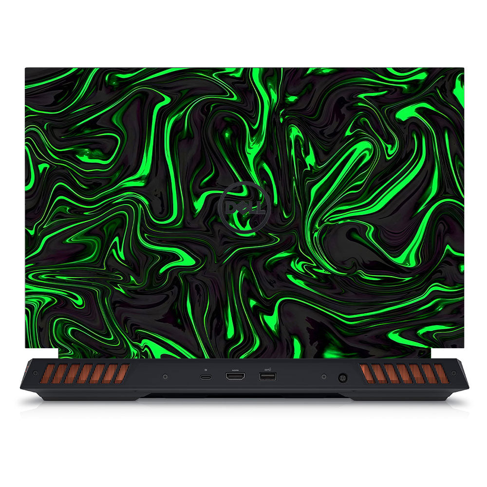 Neon Green Marble Dell G15 5520, 5530 Laptop Skin