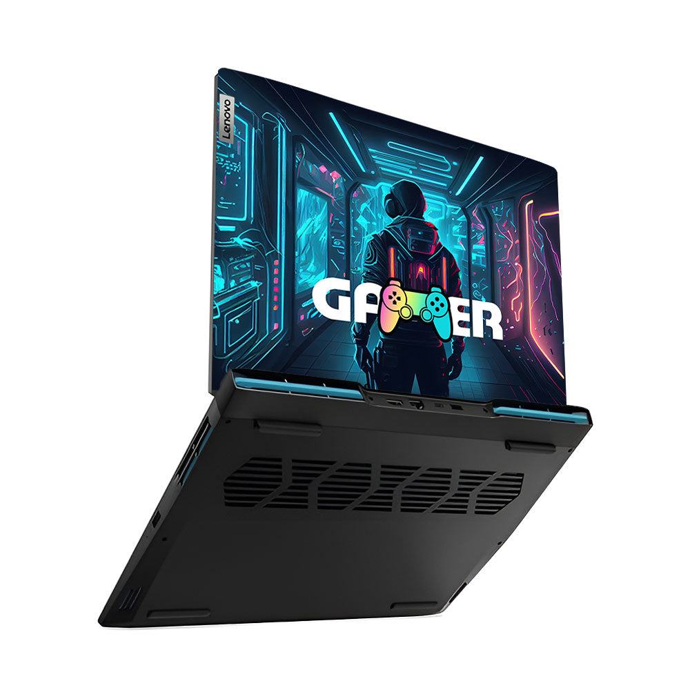 Gamer in Glowing Background Gaming IdeaPad Gaming 3 15ARH7 and 15IAH7 Laptop Skin