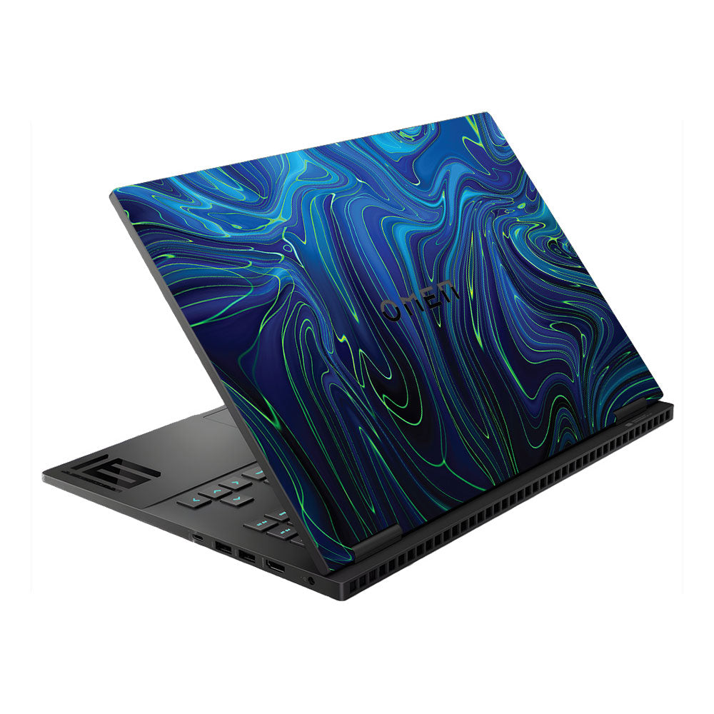 Cobalt Liquid Design HP Omen Gaming 16 Laptop Skin