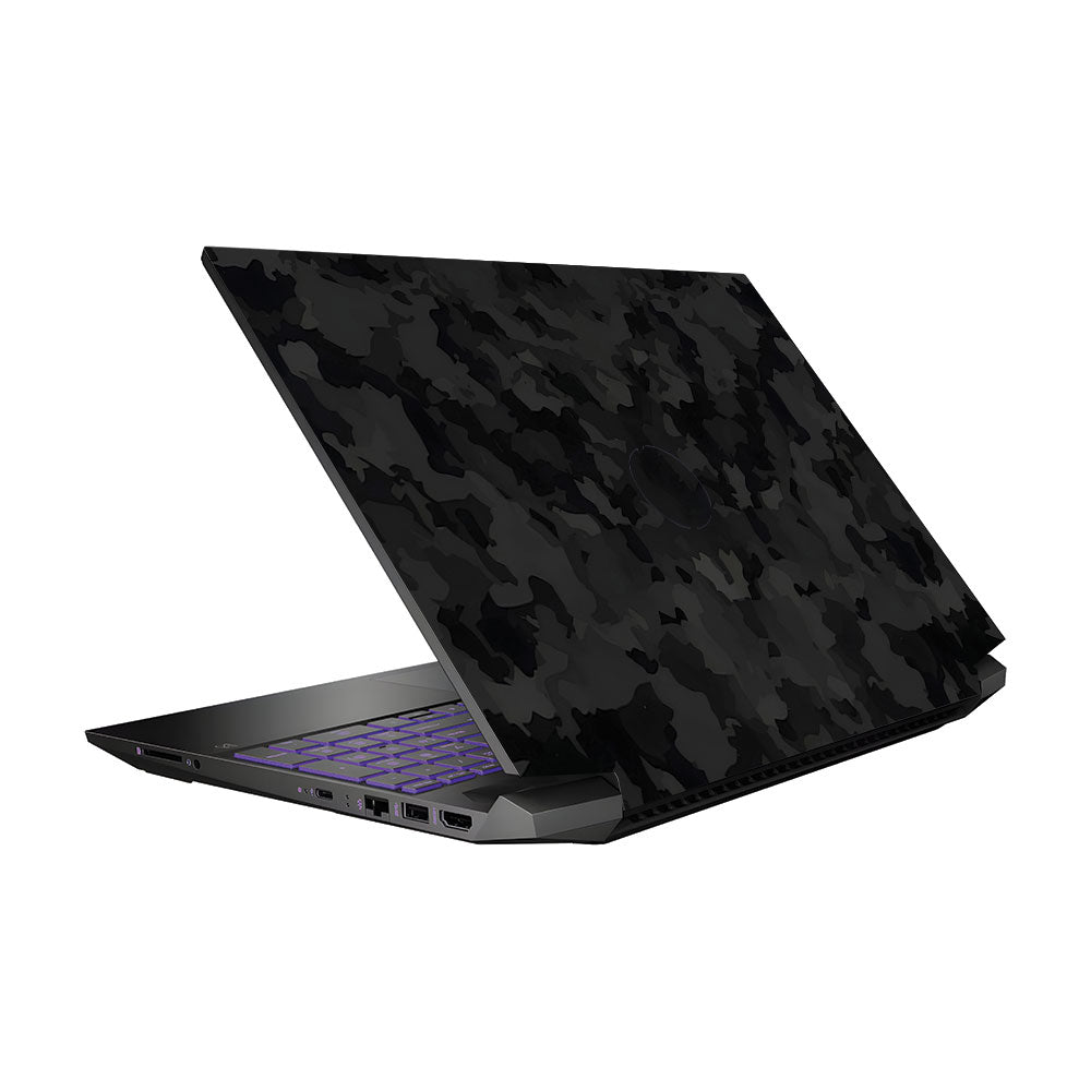 Black Camouflage Pavilion Gaming 15 EC Laptop Skin