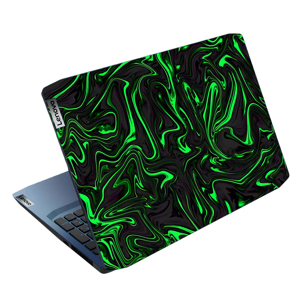 Neon Green Marble Lenovo IdeaPad Gaming 3 15ARH05 and 15IMH05 Laptop Skin