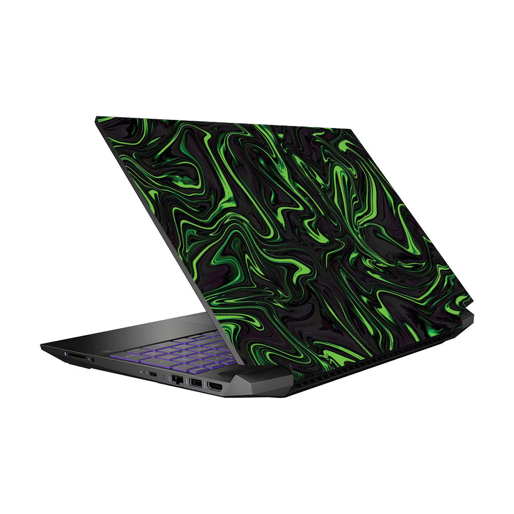 Neon Green Marble Pavilion Gaming 15 EC Laptop Skin