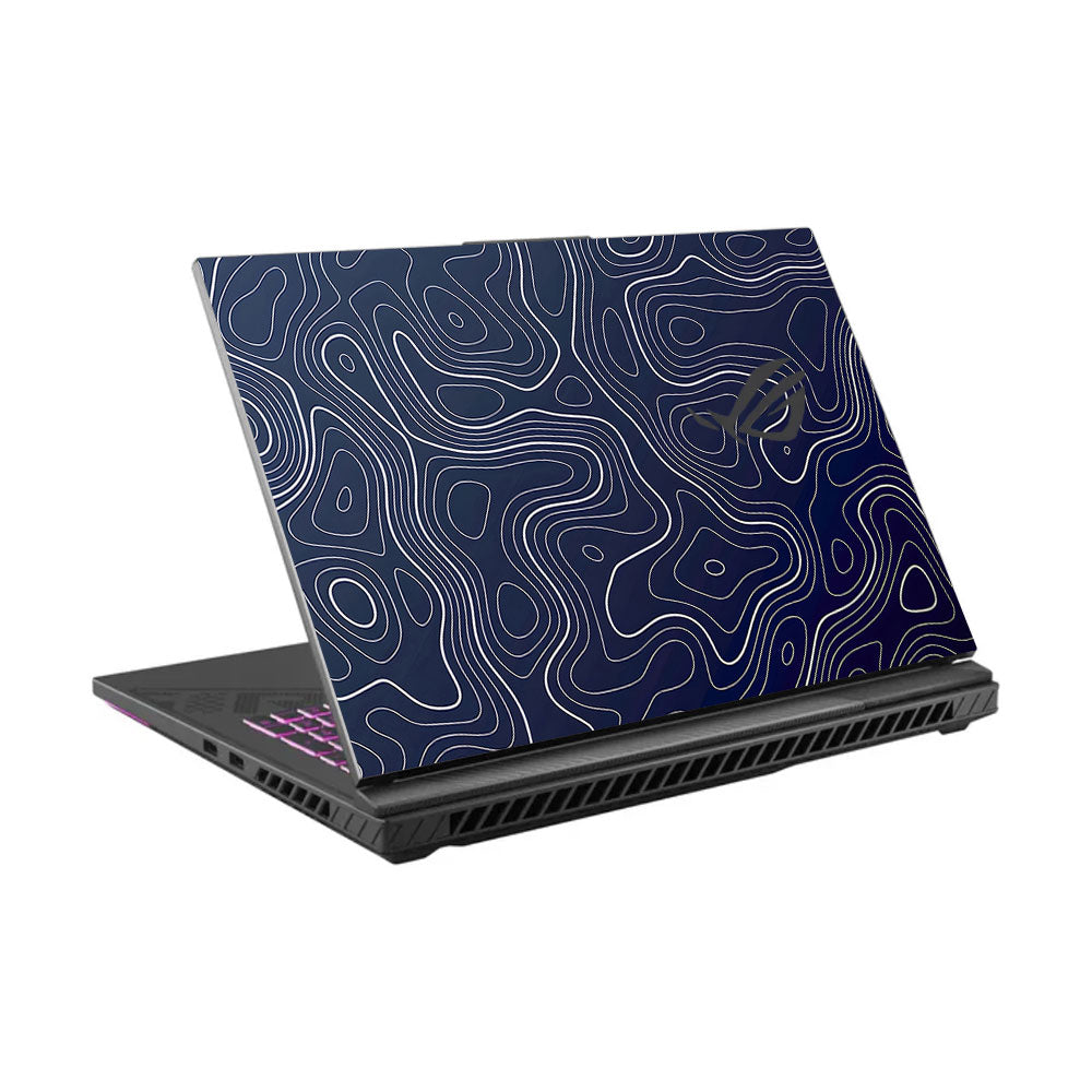 Fluid Lines Design Asus ROG Strix G16 G614J Laptop Skin