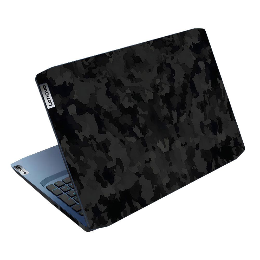 Black Camouflage Lenovo IdeaPad Gaming 3 15ARH05 and 15IMH05 Laptop Skin