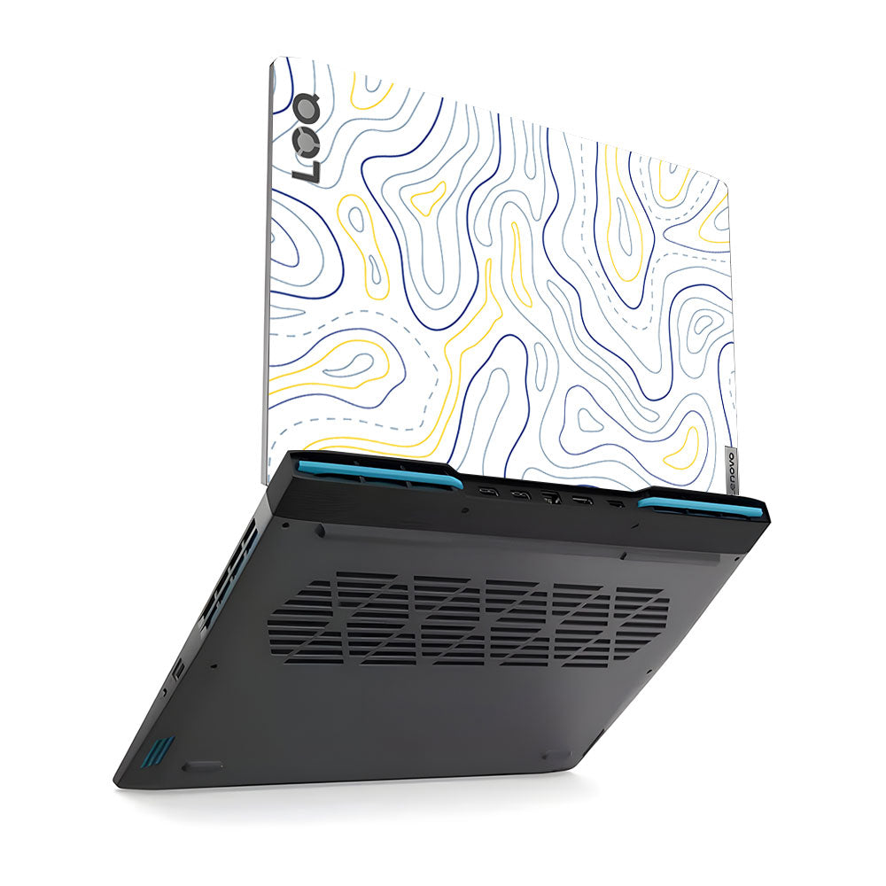 Minimalist Colorful Contours Lenovo LOQ 2023 Laptop Skin