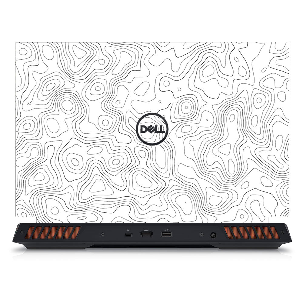 White Contour Design G15 5520, 5530 Laptop Skin