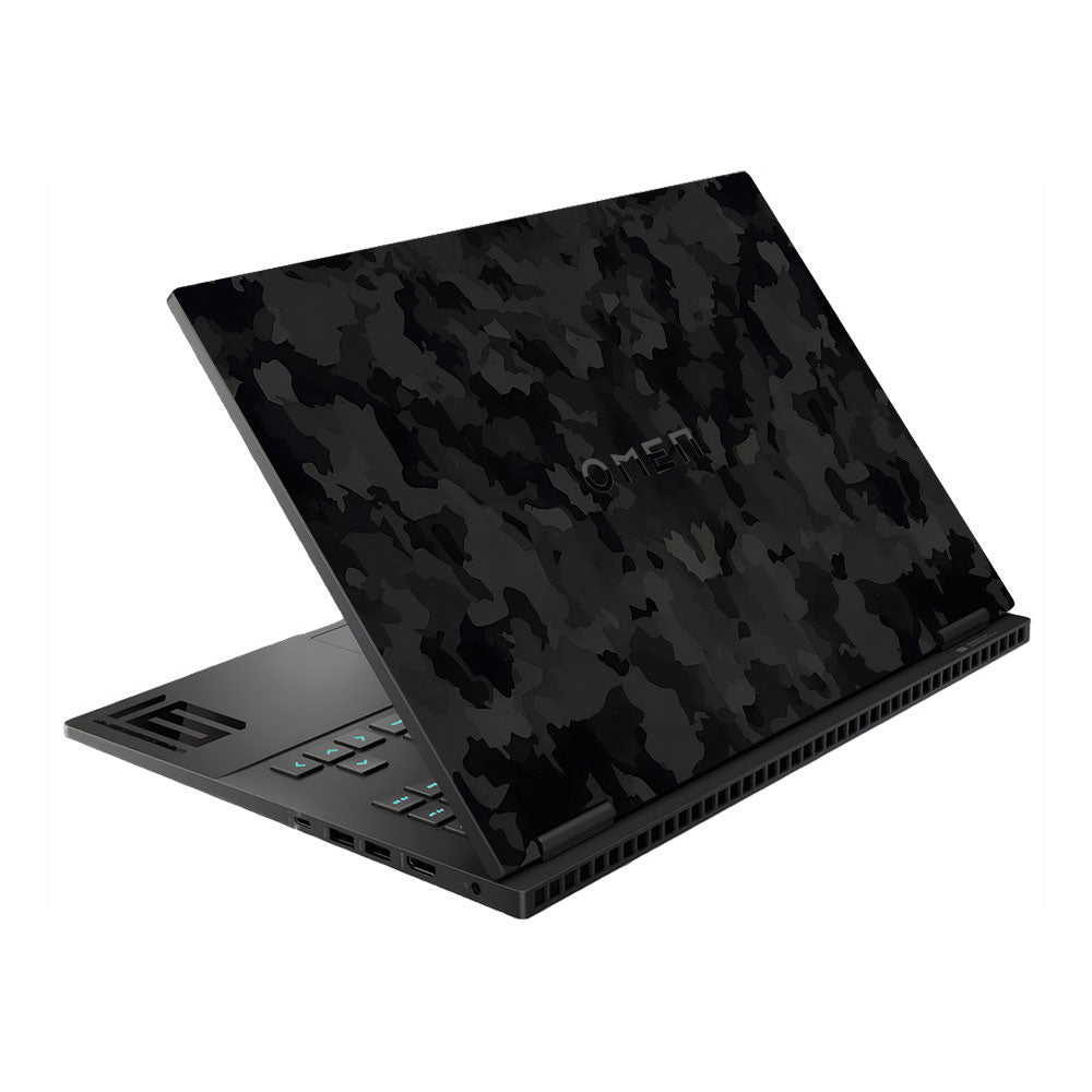 Black Camouflage HP Omen Gaming 16 Laptop Skin