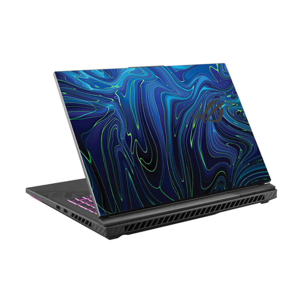 Cobalt Liquid Design Asus ROG Strix G16 G614J Laptop Skin