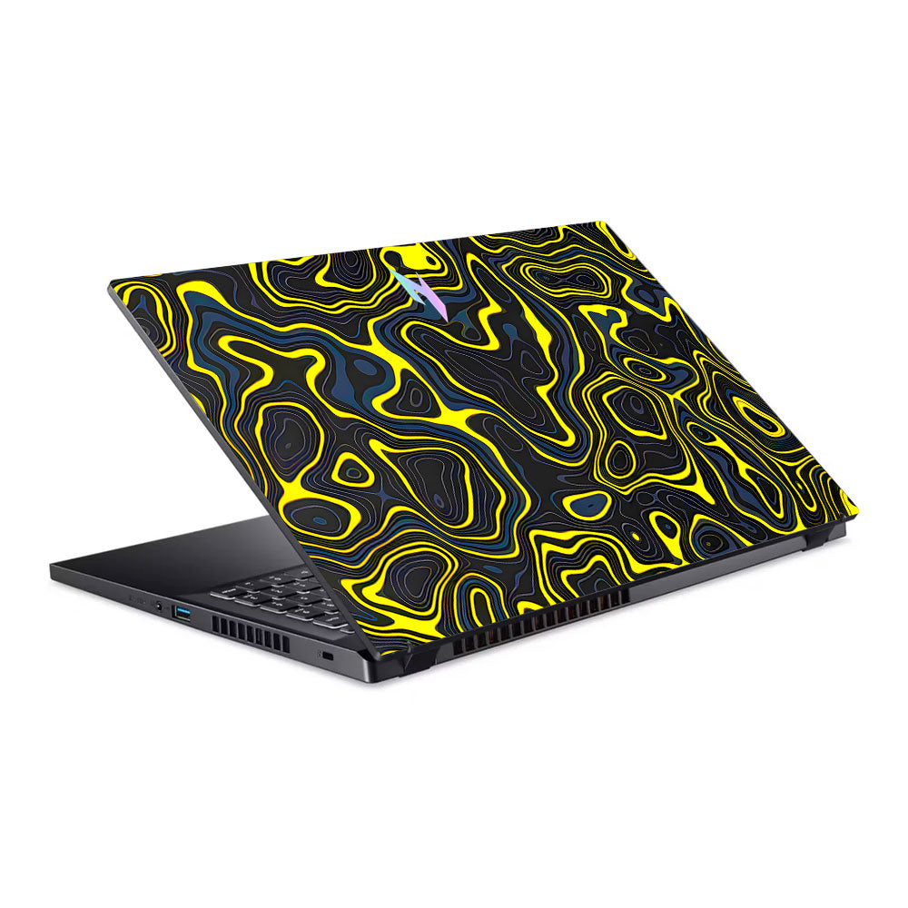 Neon Lava Contours Acer Nitro V ANV15 51 55CA Laptop Skin