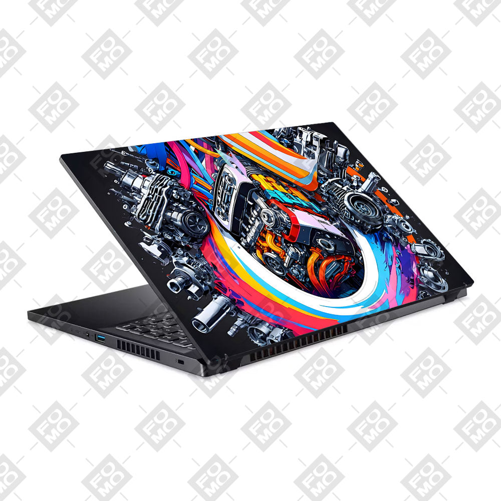 Power in Motion Acer Nitro V ANV15 51 55CA Laptop Skin