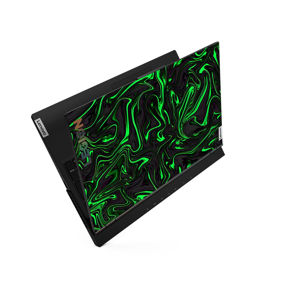 Neon Green Marble Lenovo Legion 5 15ARH05 Laptop Skin