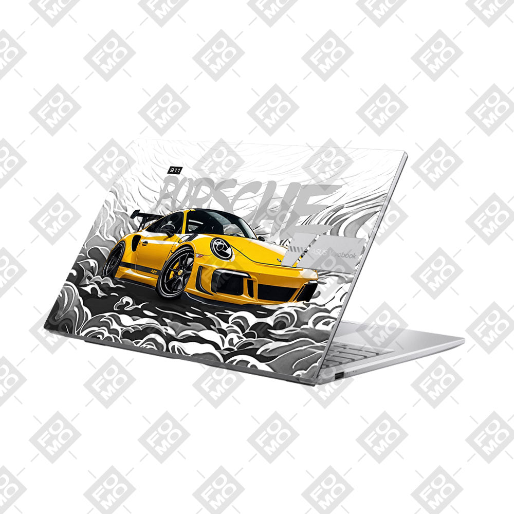 Porsche 911 Yellow Blaze Asus Vivobook 15 X1504ZA Laptop Skin