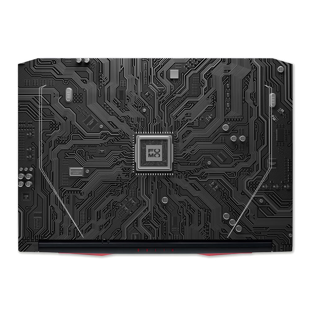 FOMO Circuit Dark Mode Acer Nitro 5 AN515 44, 56 Laptop Skin