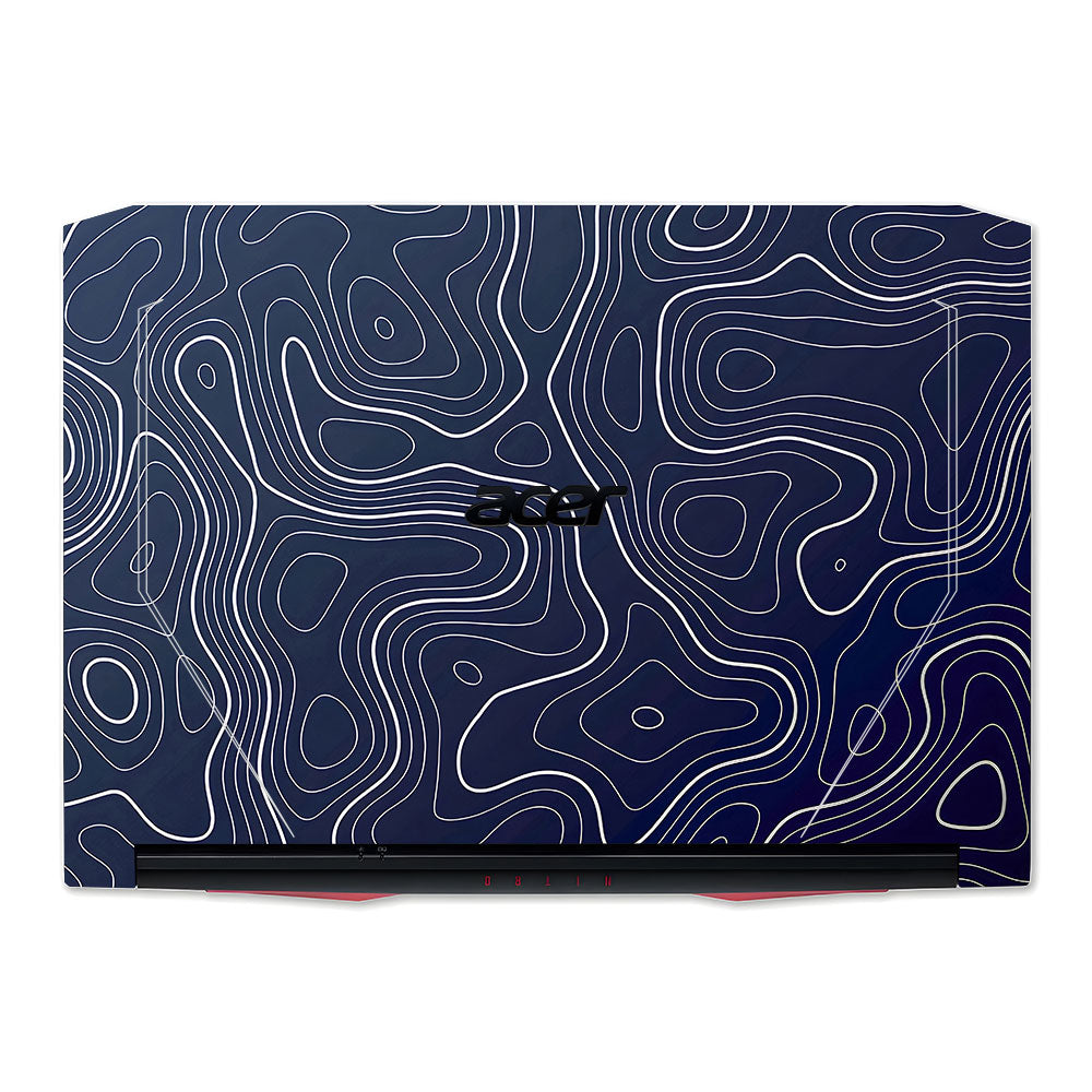 Fluid Lines Design Acer Nitro 5 AN515 44, 56 Laptop Skin