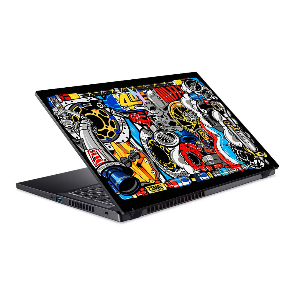 Mechanical Chaos Acer Nitro V ANV15 51 55CA Laptop Skin