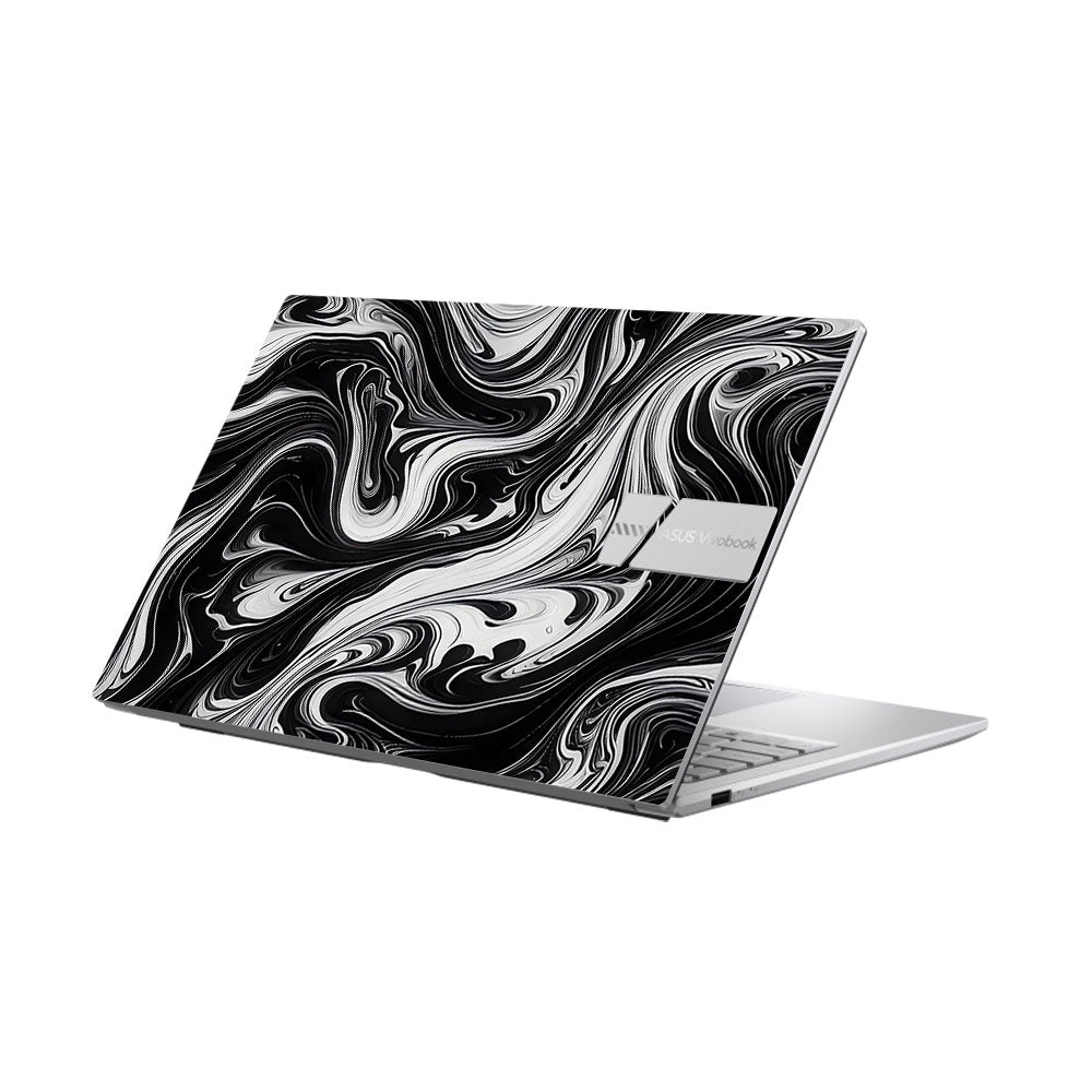 Black and White Marble Asus Vivobook 15 X1504ZA Laptop Skin