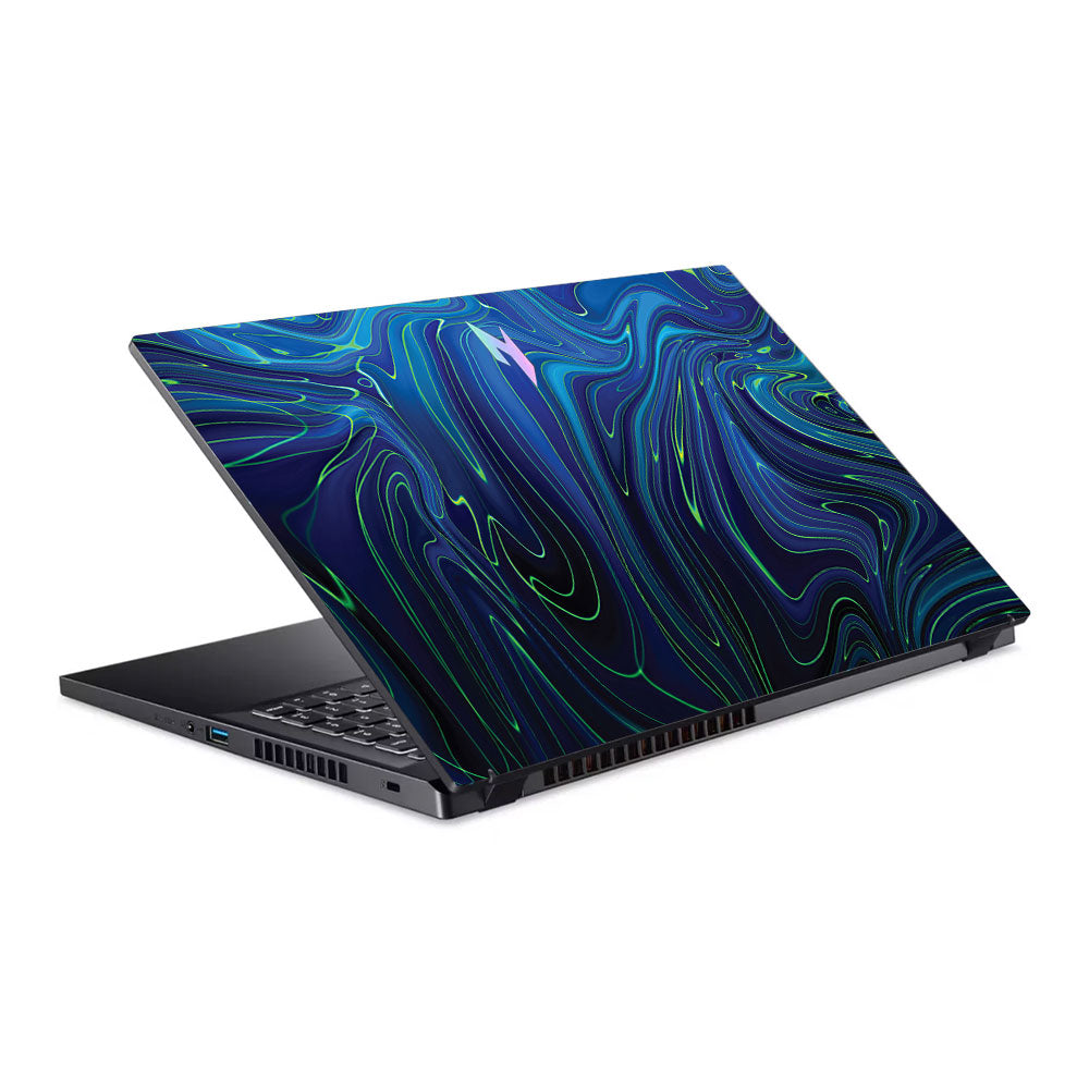 Cobalt Liquid Design Acer Nitro V ANV15 51 55CA Laptop Skin