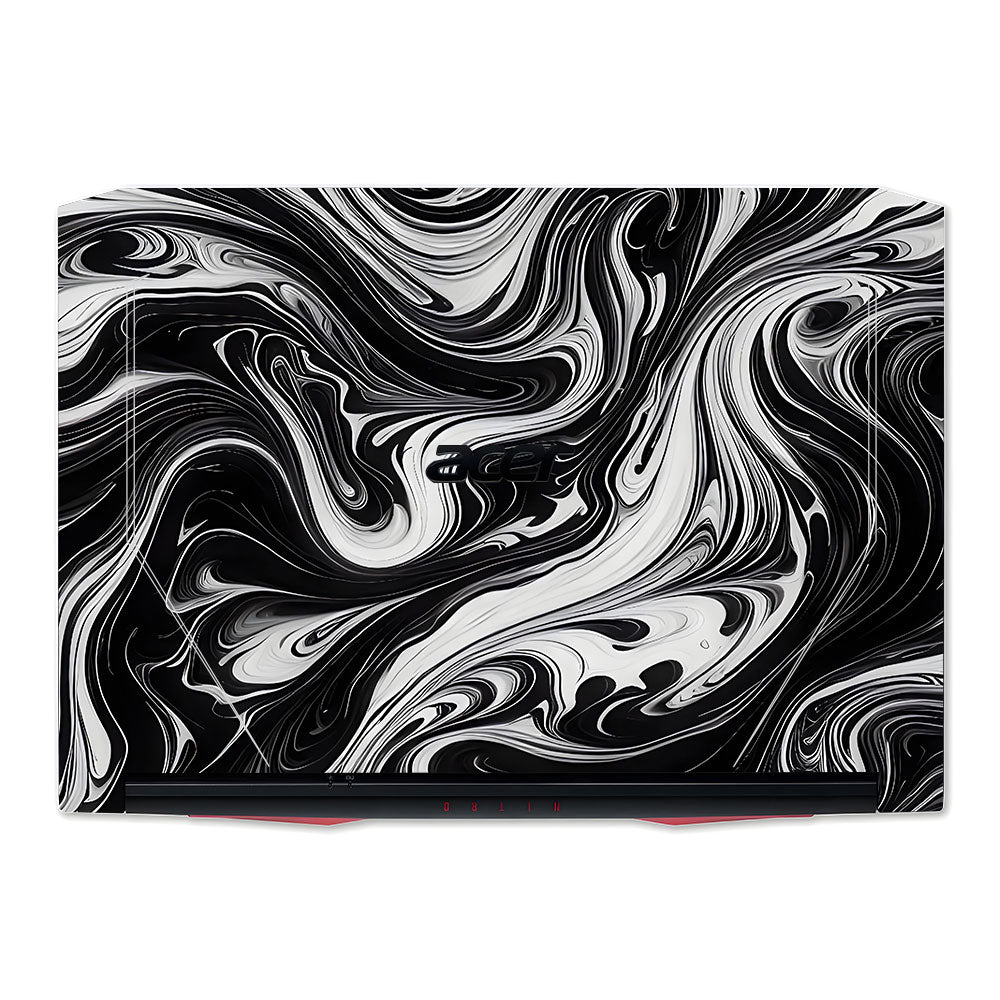 Black and White Marble Acer Nitro 5 AN515 44, 56 Laptop Skin