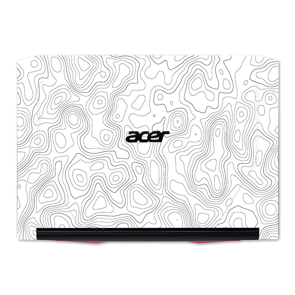 White Contour Design Nitro 5 AN515 44, 56 Laptop Skin