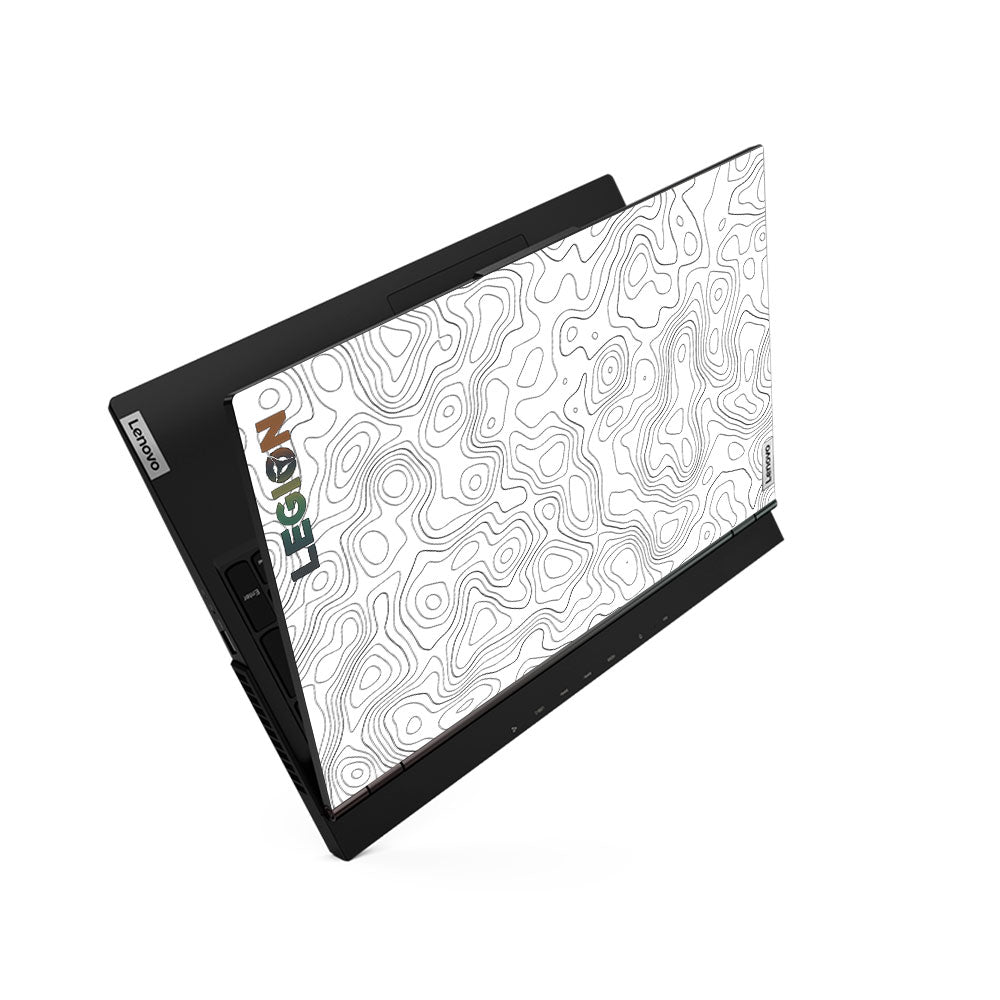 White Contour Design Lenovo Legion 5 15ARH05 Laptop Skin