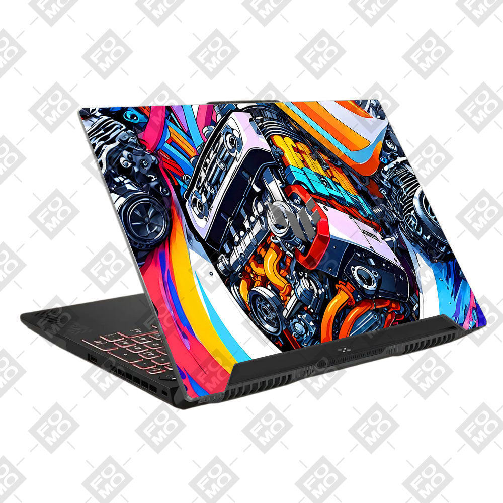 Power in Motion Asus TUF F15 FX507 & A15 FA507 Laptop Skin