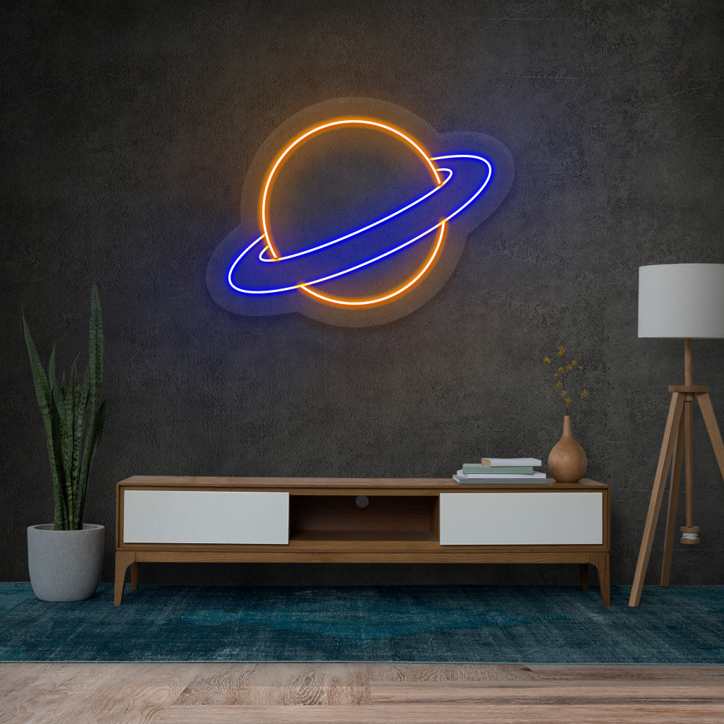 Fomo Store Neon Signs Miscellaneous Saturn Planet