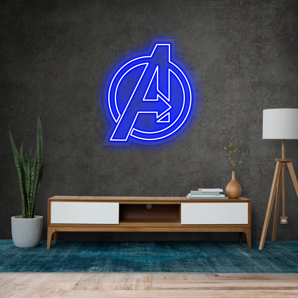 Fomo Store Neon Signs Movies Avengers Logo