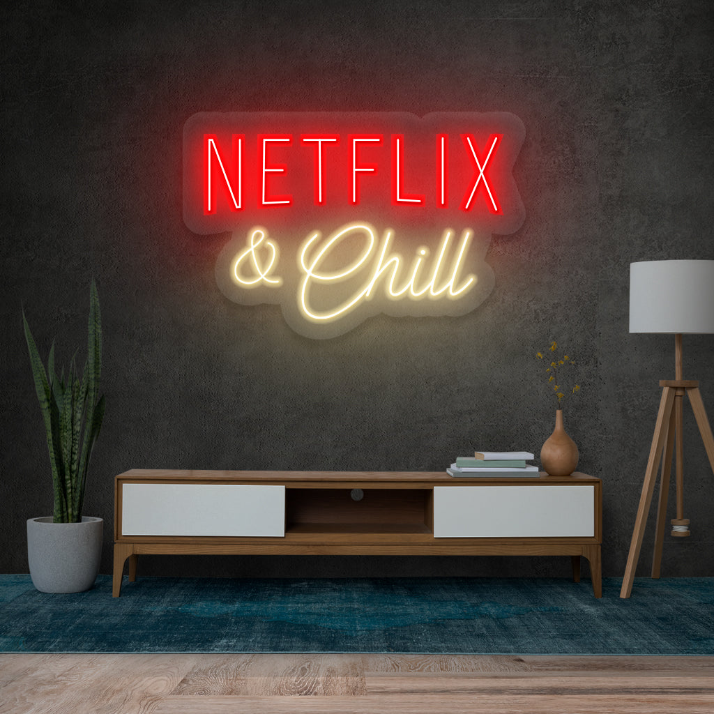 Fomo Store Neon with Print Miscellaneous Netflix and Chill