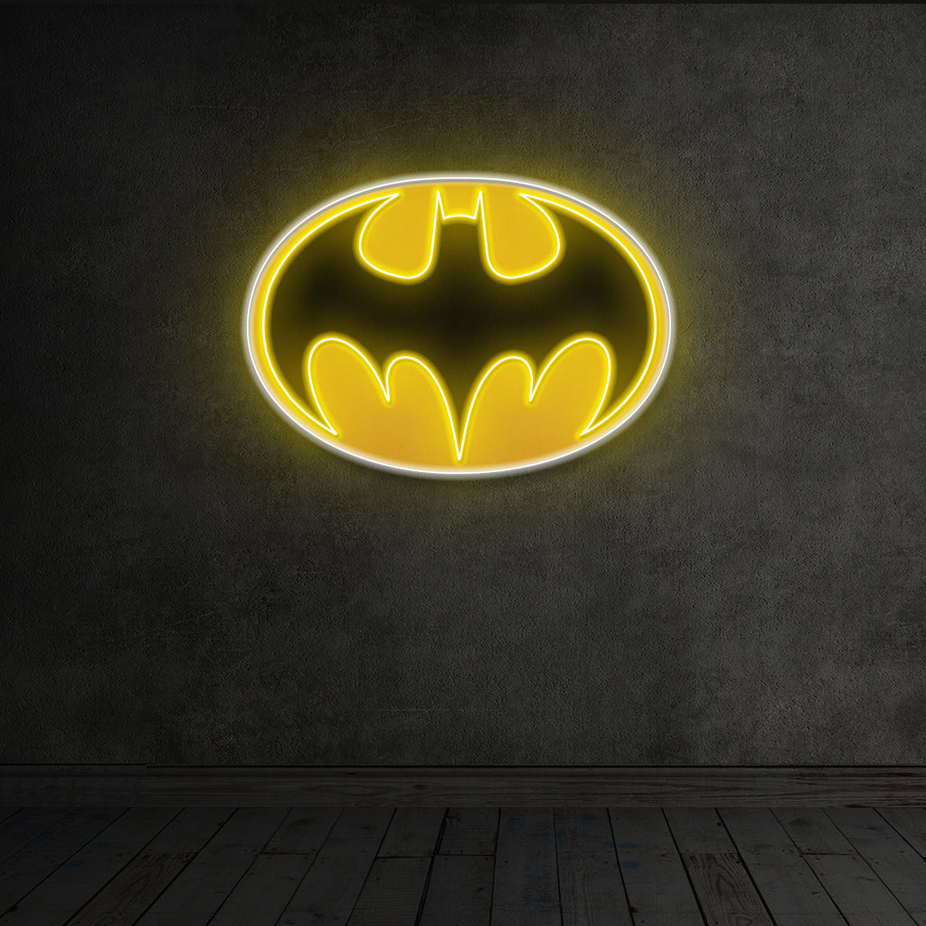 Fomo Store Neon with Print Movies Batman Logo