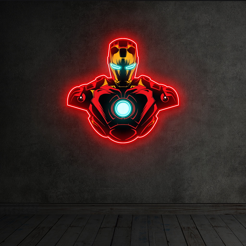 Fomo Store Neon with Print Movies Iron Man MCU