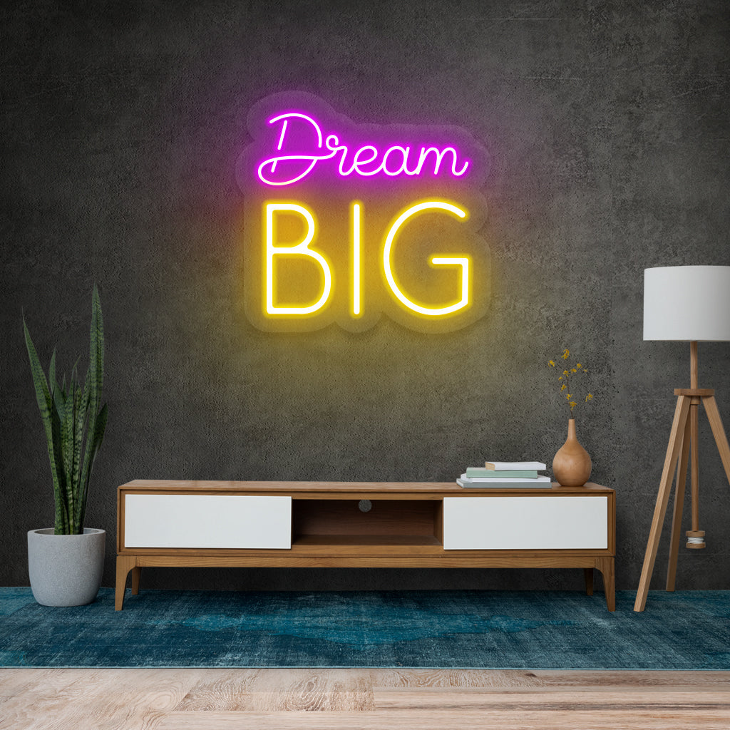Fomo Store Neon Signs Quotes Dream Big