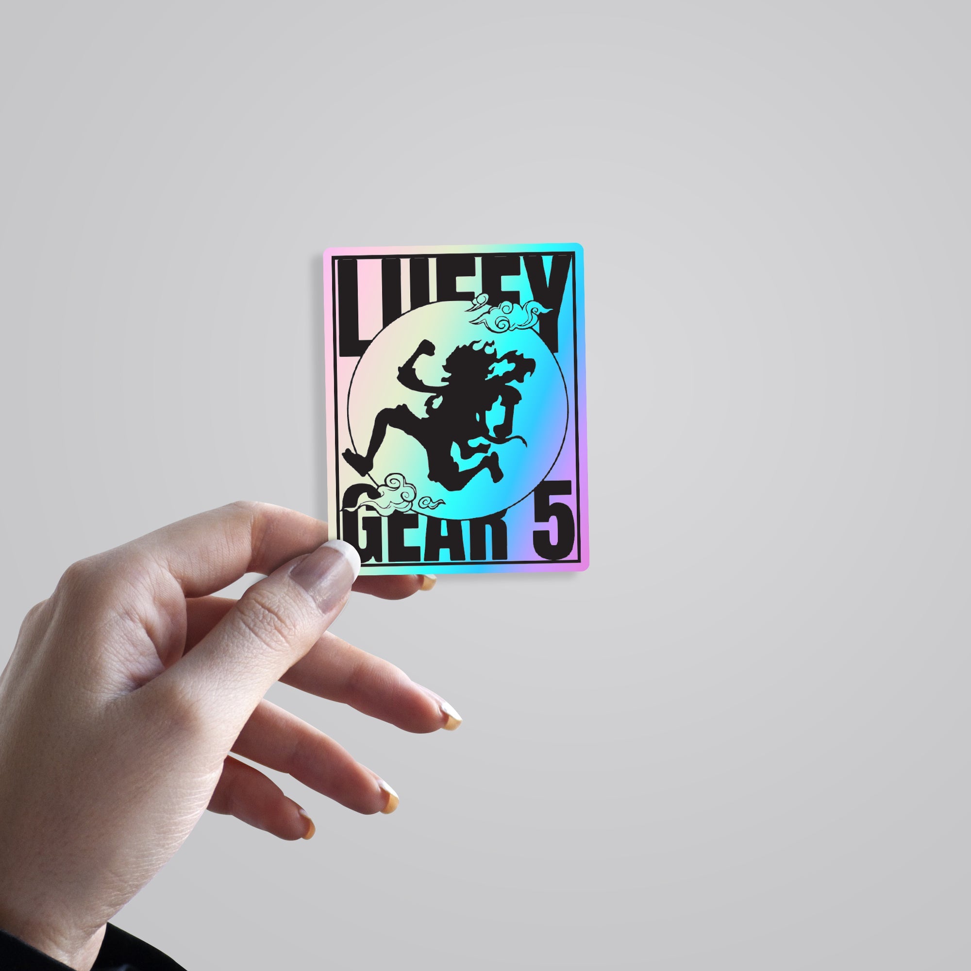 Luffy Gear 5 Holographic Stickers