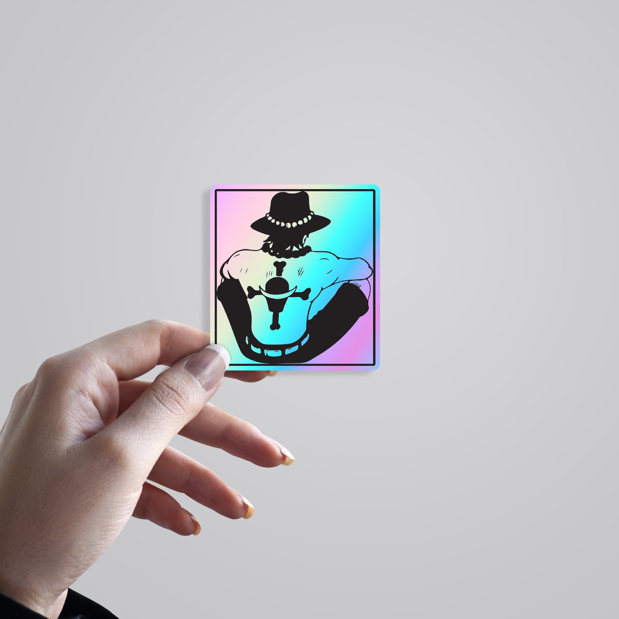 Portgas. D. Ace Holographic Stickers