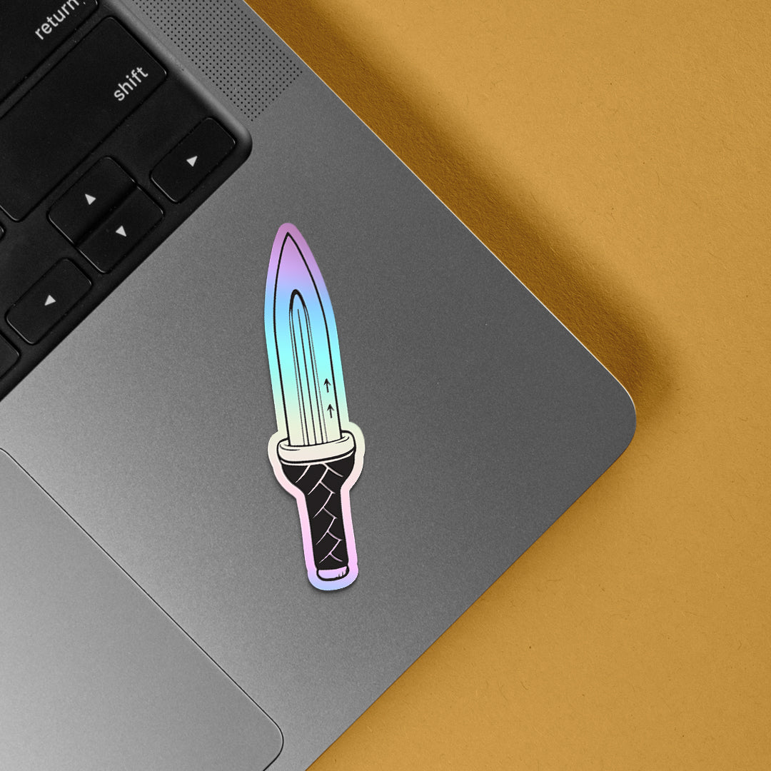 Thorfinn Knife Holographic Stickers